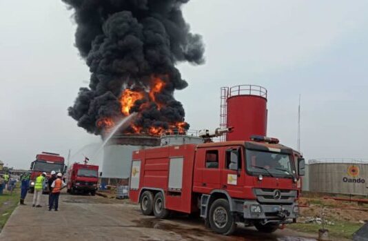 Oando Tank Farm In Lagos Razed Oando Tank Farm In Lagos Razed