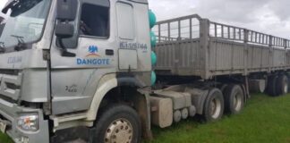Illegal Haulage: Dangote Patrol Team Arrest, Hands Over Errant Drivers To Authorities Illegal Haulage: Dangote Patrol Team Arrest, Hands Over Errant Drivers To Authorities
