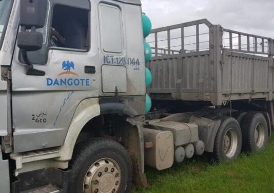 Illegal Haulage: Dangote Patrol Team Arrest, Hands Over Errant Drivers To Authorities Illegal Haulage: Dangote Patrol Team Arrest, Hands Over Errant Drivers To Authorities