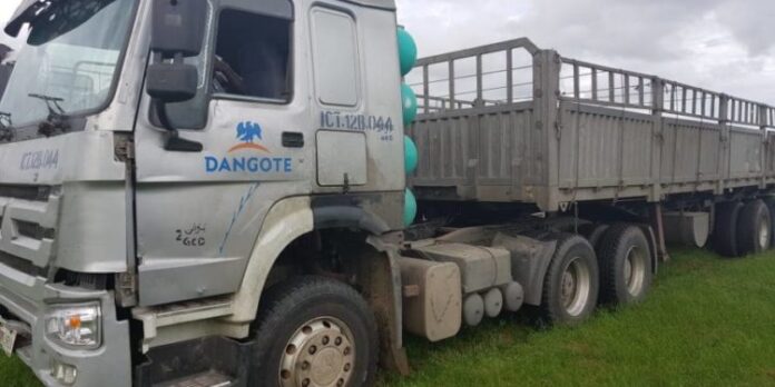 Illegal Haulage: Dangote Patrol Team Arrest, Hands Over Errant Drivers To Authorities