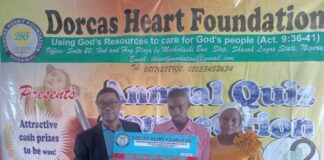 Ekundayo Emmanuel Bags Scholarship At The the Dorcas Heart Foundation (DHR) Annual Quiz Competition Ekundayo Emmanuel Bags Scholarship At The the Dorcas Heart Foundation (DHR) Annual Quiz Competition