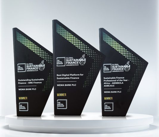 Wema Bank Clinches Multiple Awards at the Global Sustainable Finance Awards 2024 Wema Bank Clinches Multiple Awards at the Global Sustainable Finance Awards 2024
